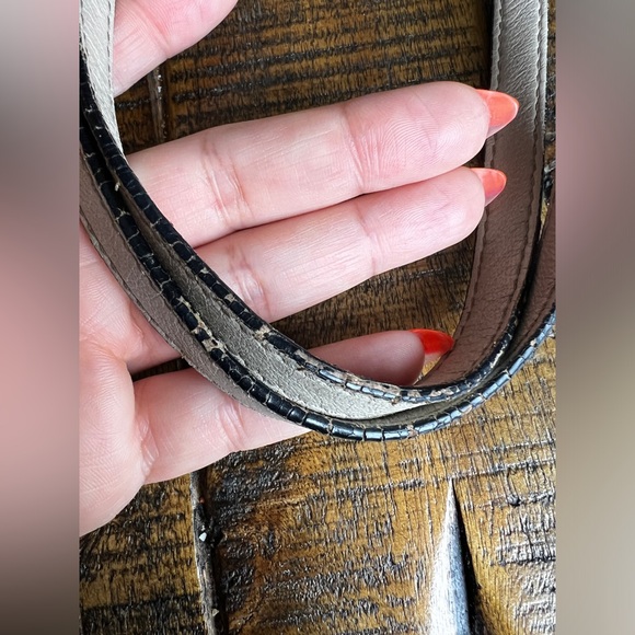 SOLD ❌ Jimmy Choo Denim Sasha Tote - Picture 13 of 15